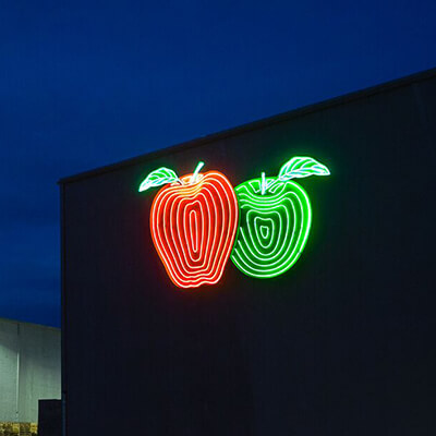 Eagle Signs Washington Fruit Neon Square