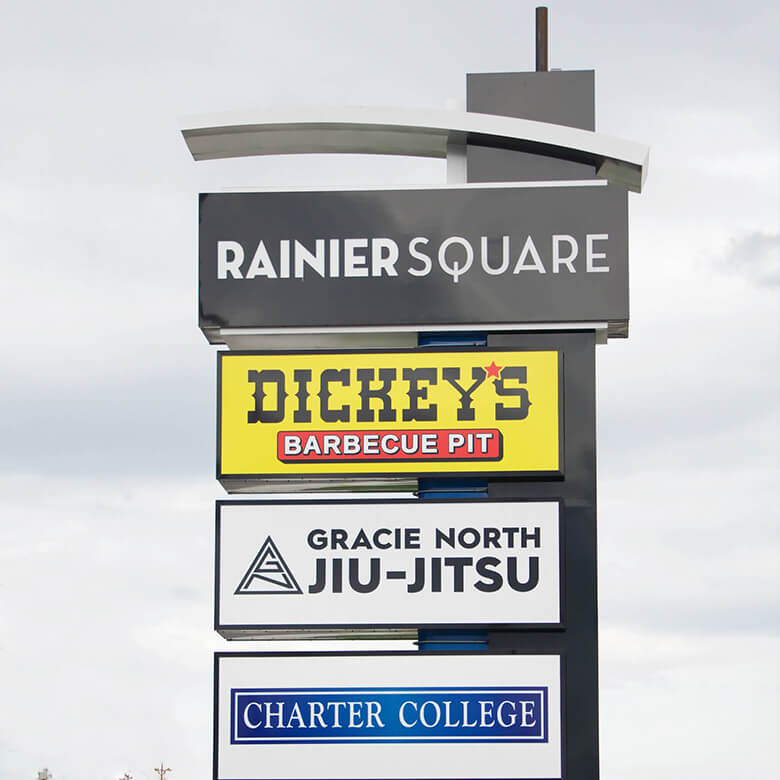 Rainier Square Eagle Signs Main